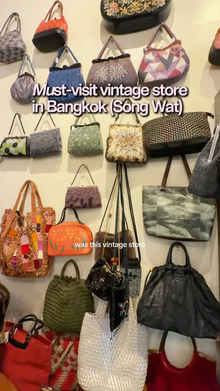 Vintage Shop Treasures in Bangkok's Song Wat