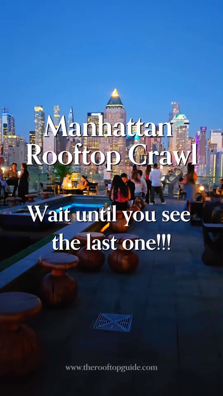 Five Manhattan Rooftop Bars for Sunset and Nightlife