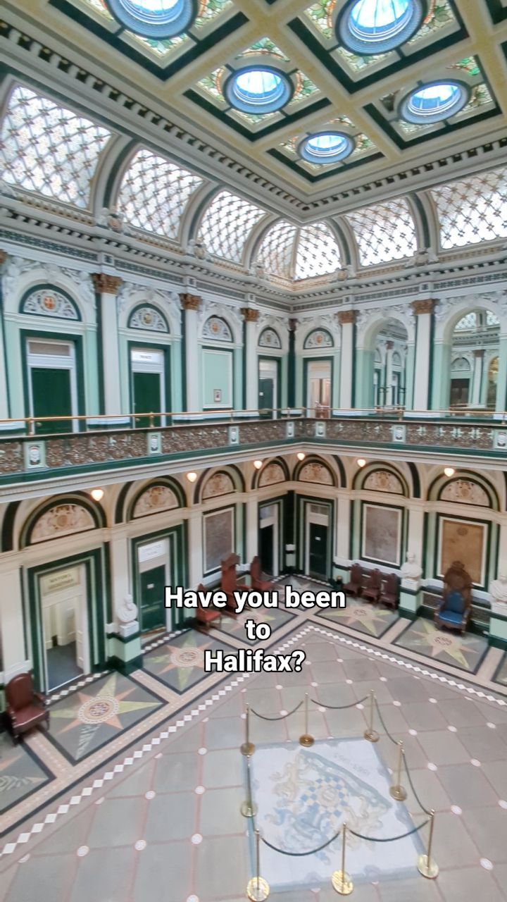 Halifax Town Hall, Tower, and Market