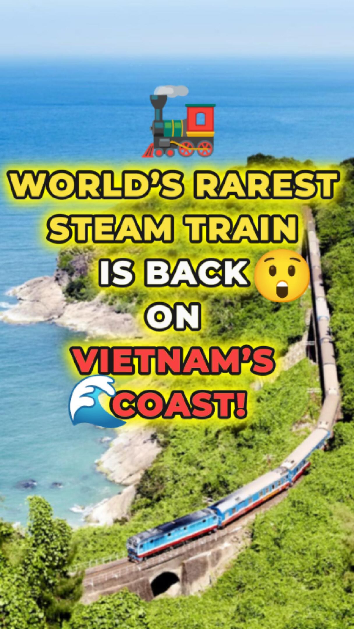 Da Nang Steam Train Offers Scenic Coastal Tourist Rides