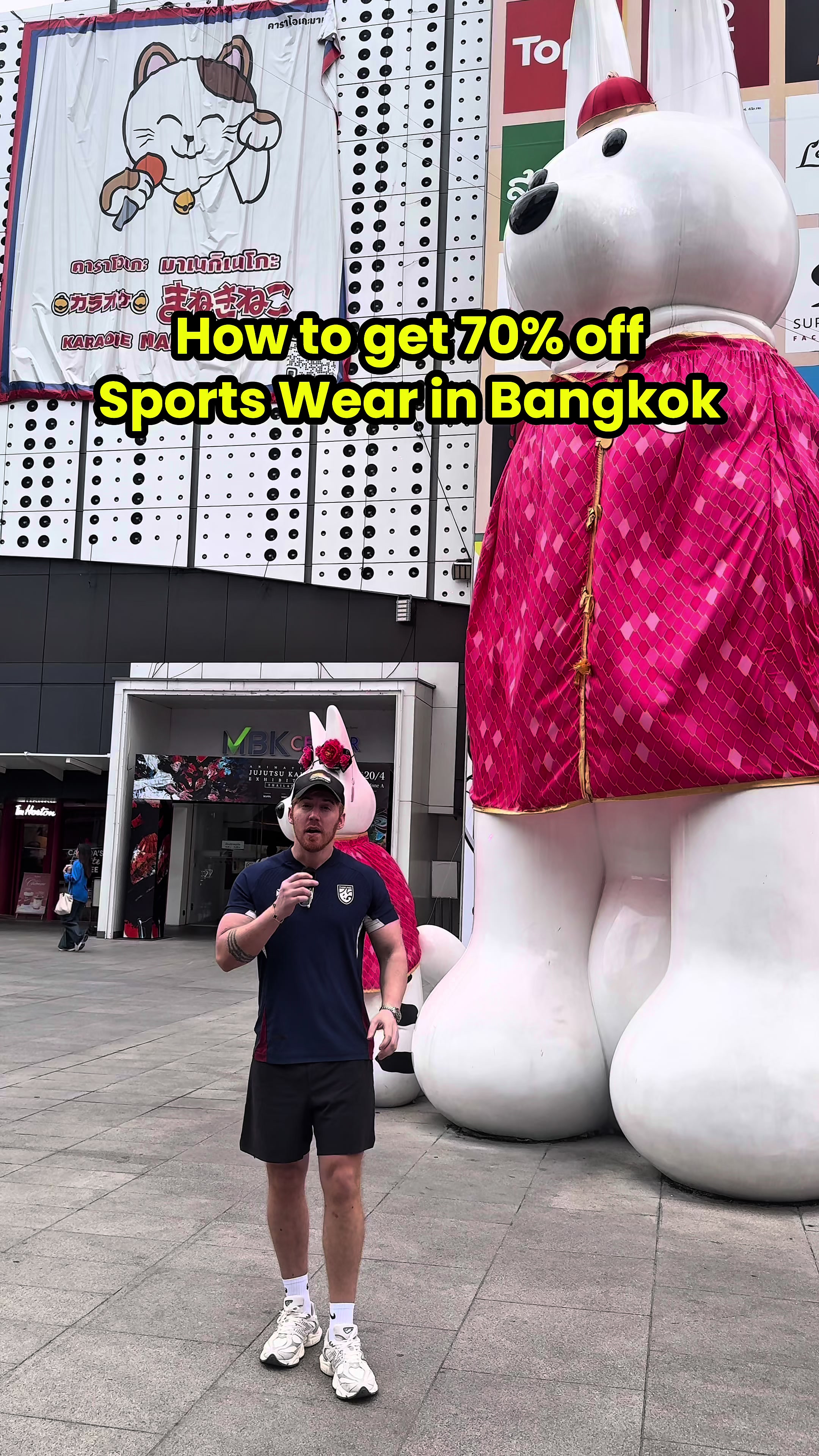 Bangkok's MBK Center for Discounted Sportswear