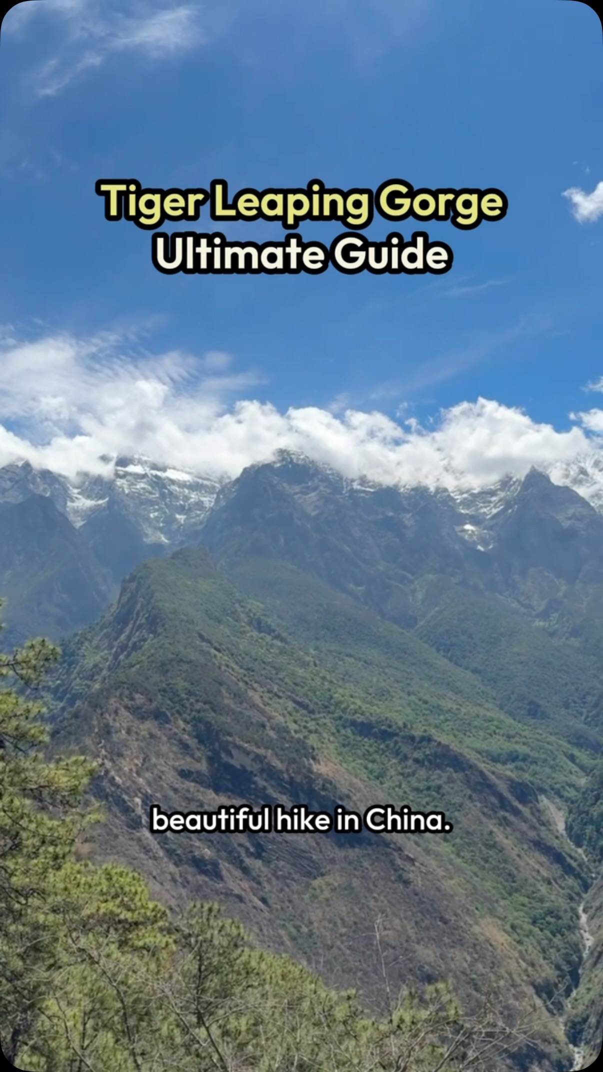 Tiger Leaping Gorge Hike Highlights Scenic Trails