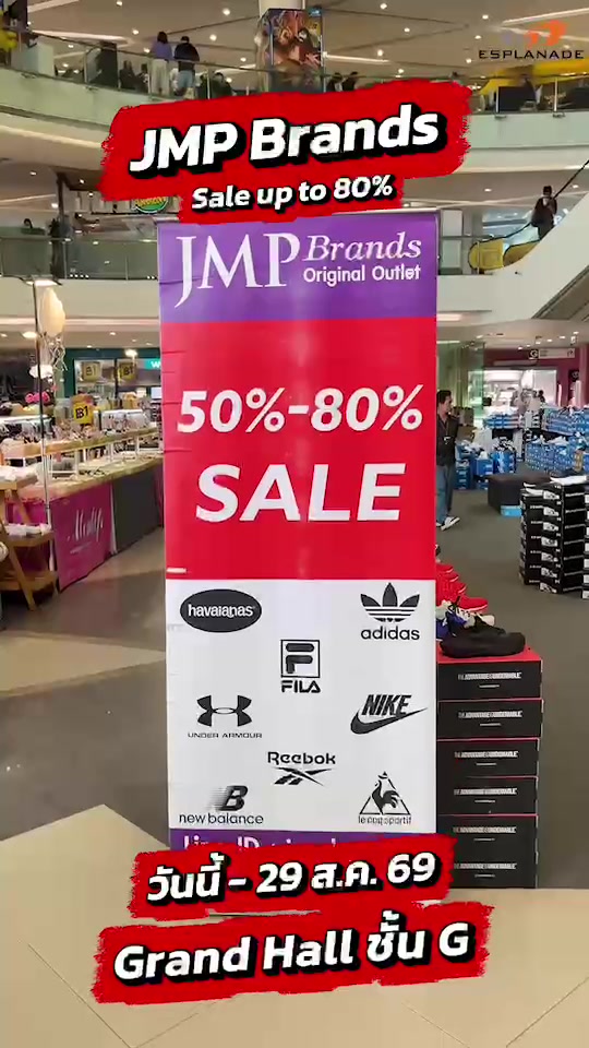 Esplanade Ratchada Hosts Major Brand Outlet Sale
