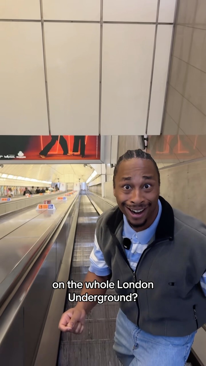 Angel Station's Longest Escalator