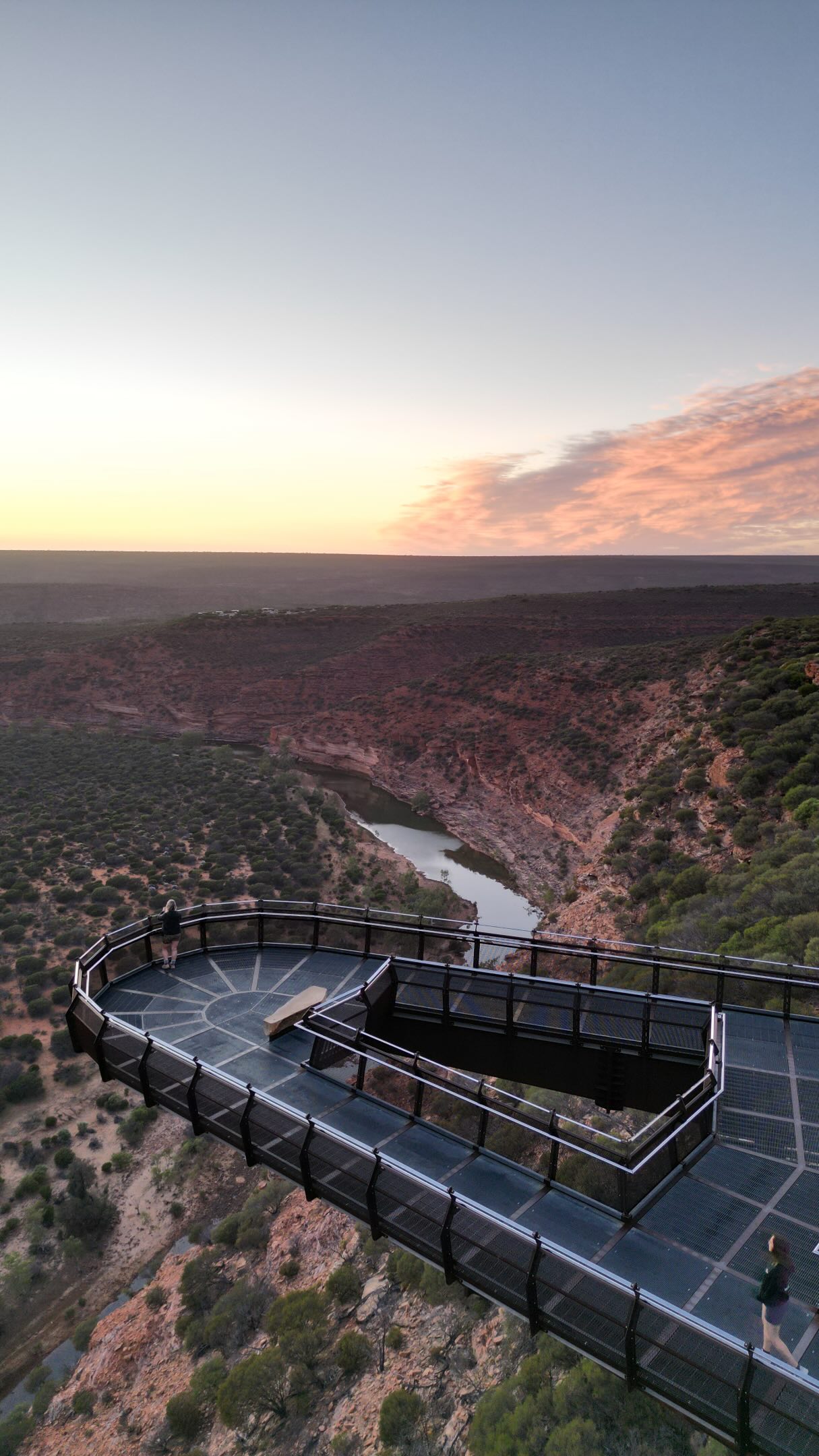 Kalbarri Skywalk Over Murchison River Gorge