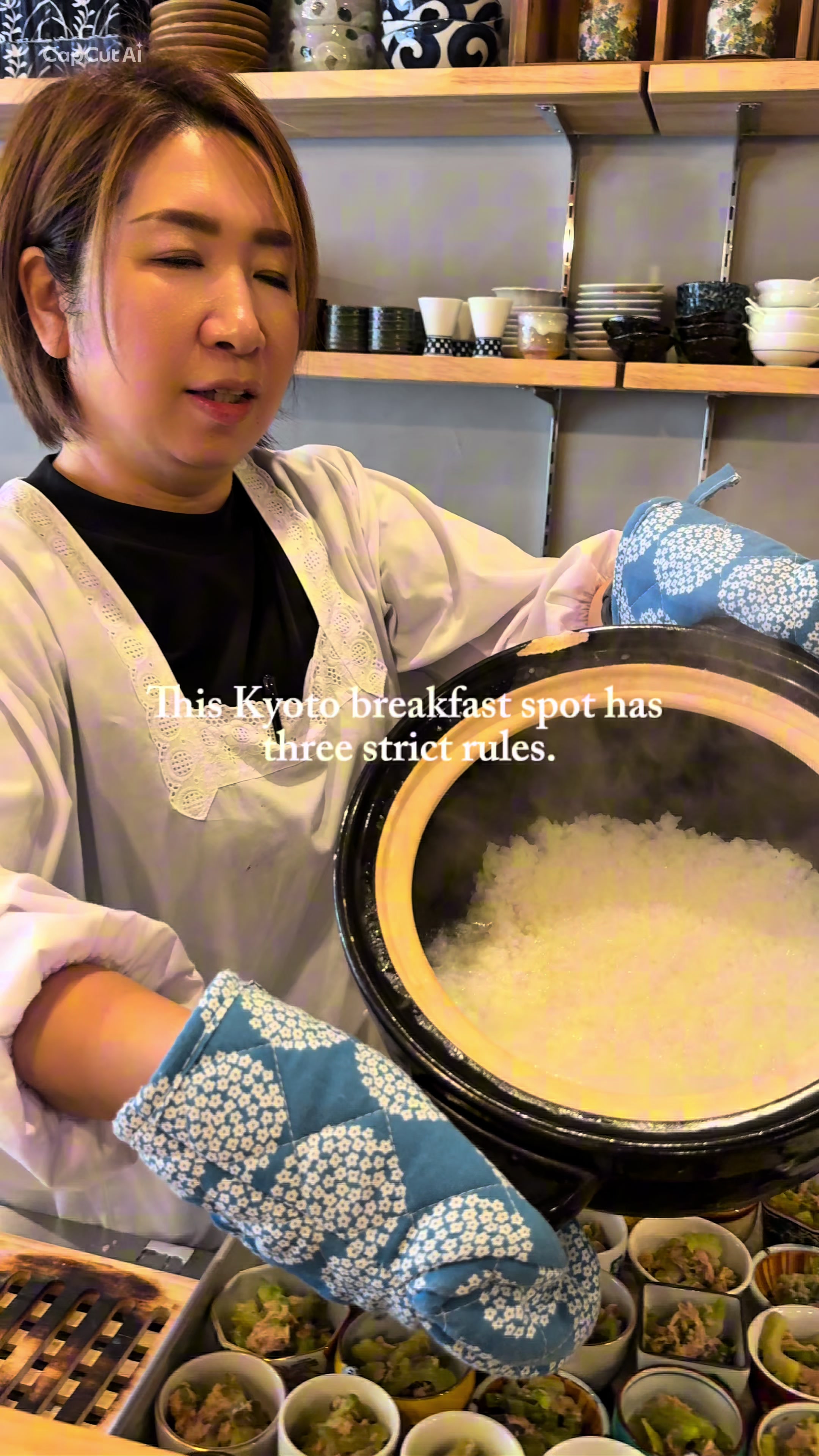Kyoto Restaurant Serves Traditional Breakfast