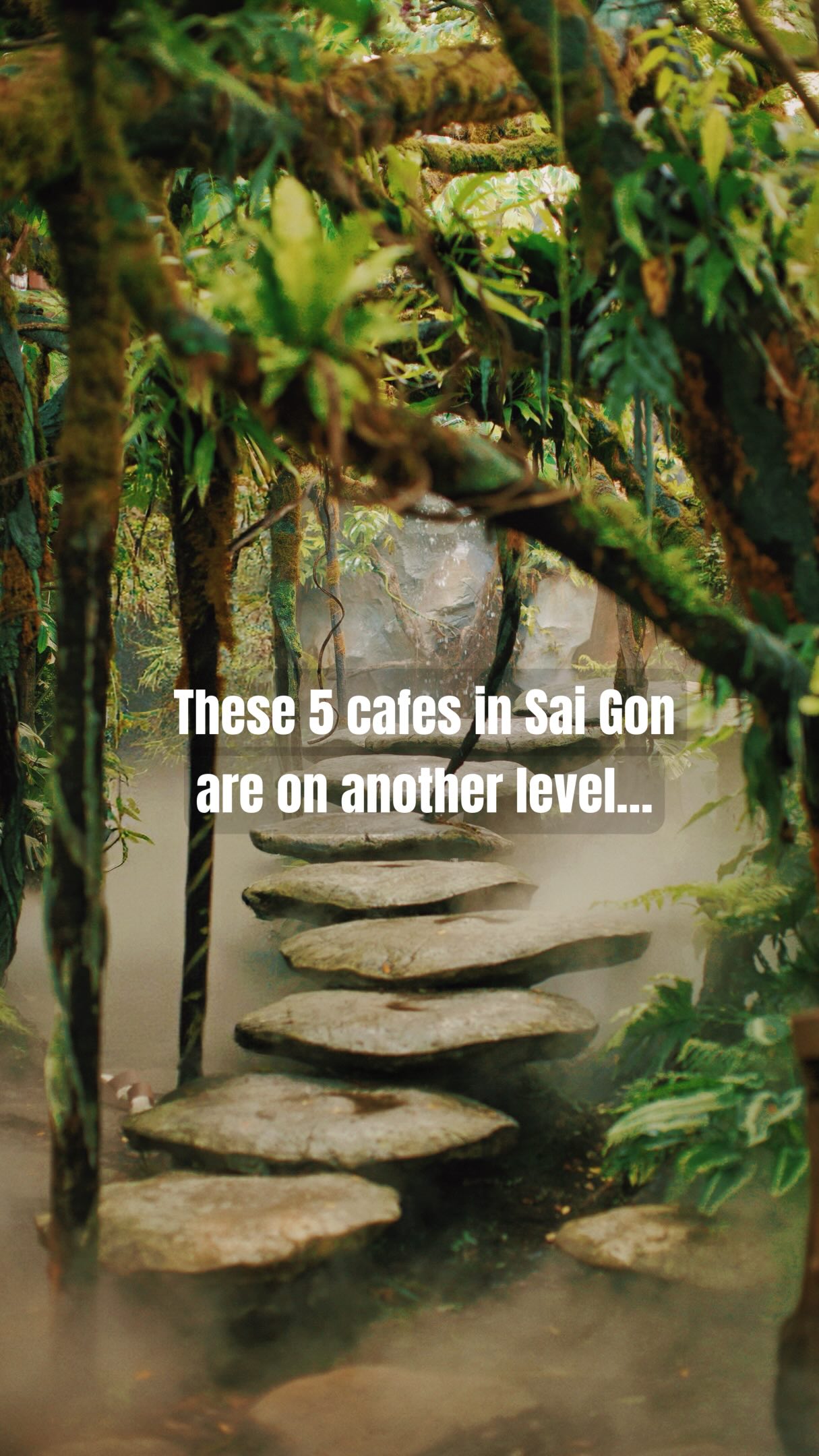 Saigon Cafes With Lush Garden Settings
