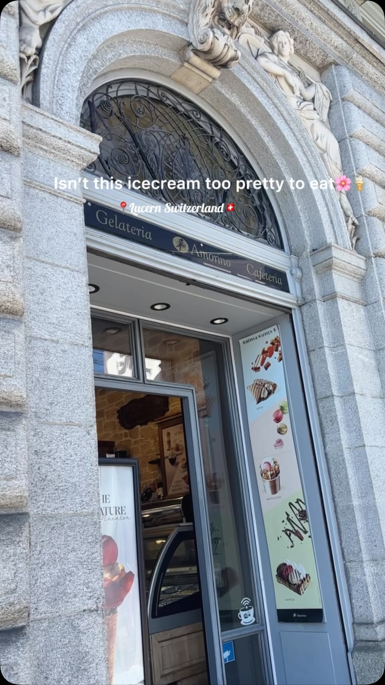 Flower-Shaped Ice Cream Cones at Amorino