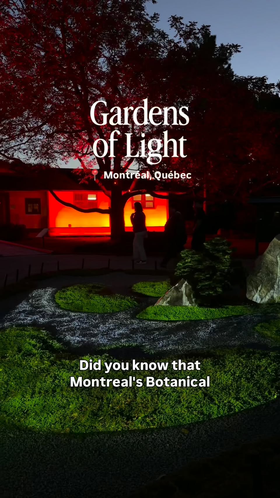 Montréal Botanical Garden's Illuminated Autumn Tradition