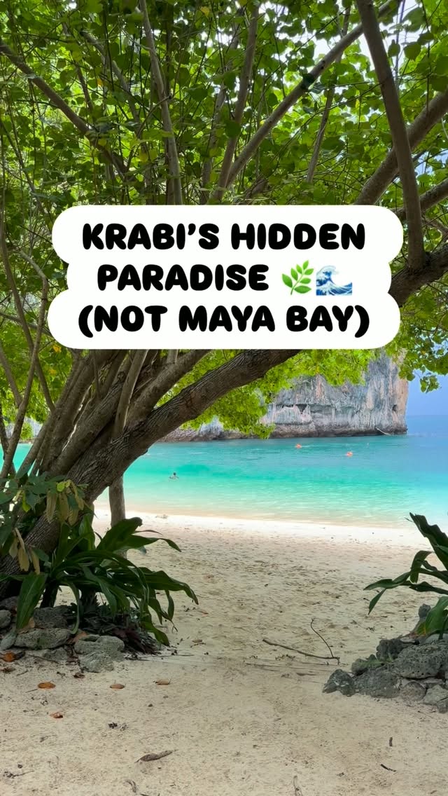 Hidden Krabi Lagoon With Limestone Cliffs