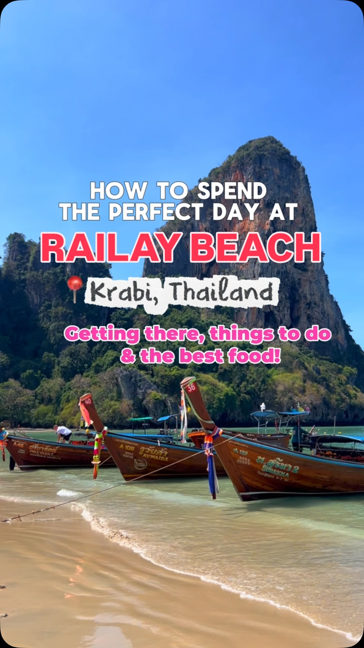 Krabi's Railay Peninsula: Beaches, Caves, and Cuisine