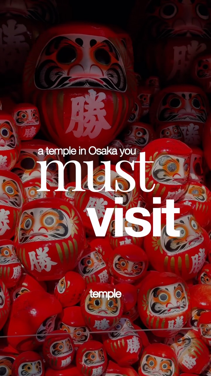 Katsuo-ji Temple's Daruma Dolls and Souvenirs