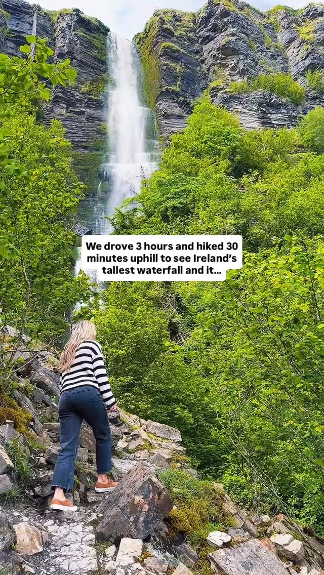 Ireland's Tallest Waterfall Amidst Dartry Mountains