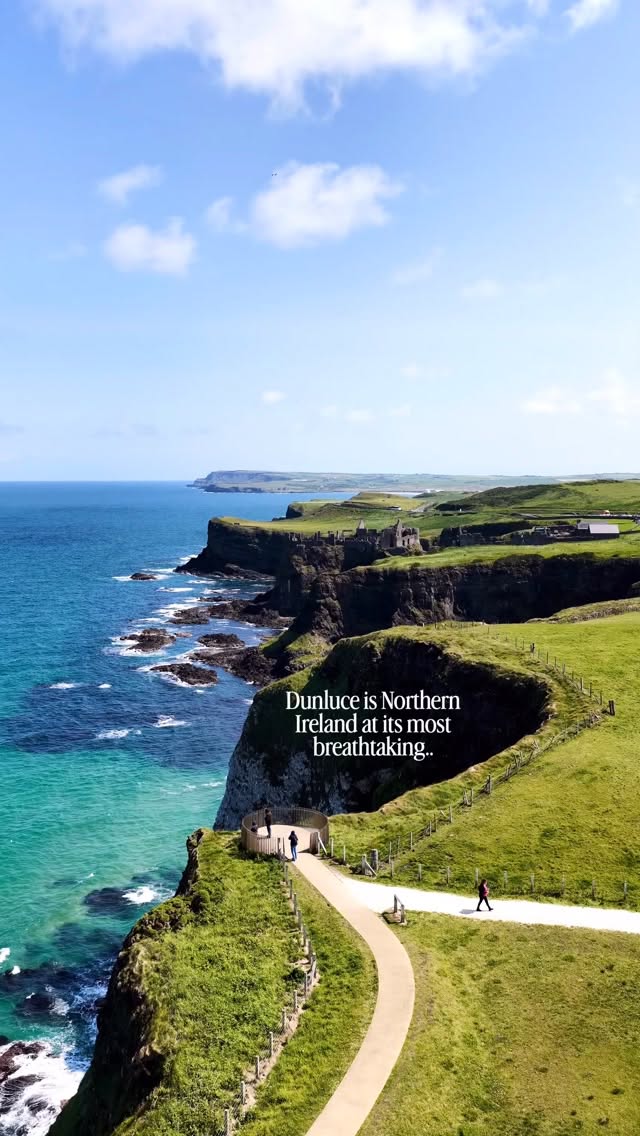 Dramatic Ruins Of Dunluce Castle