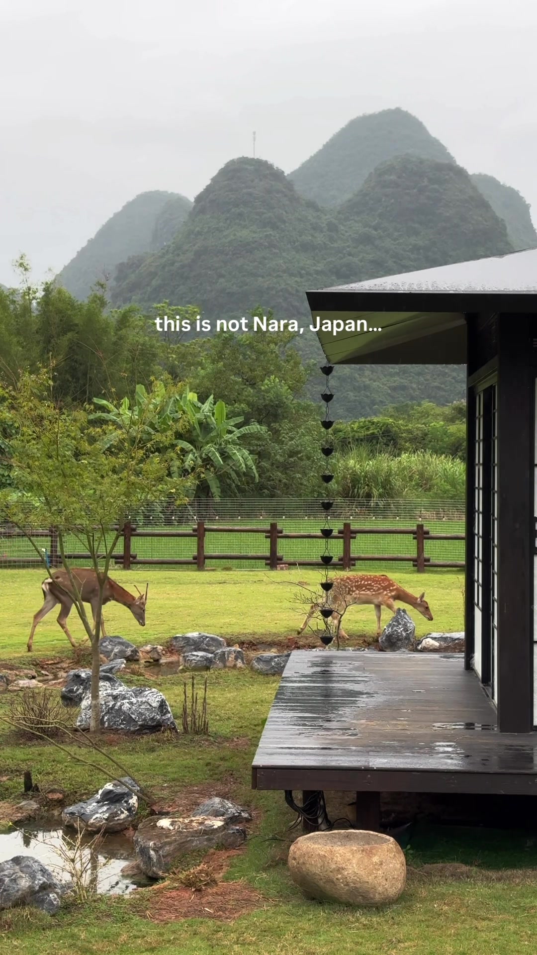 Yangshuo County's Karst Mountains Compared to Nara