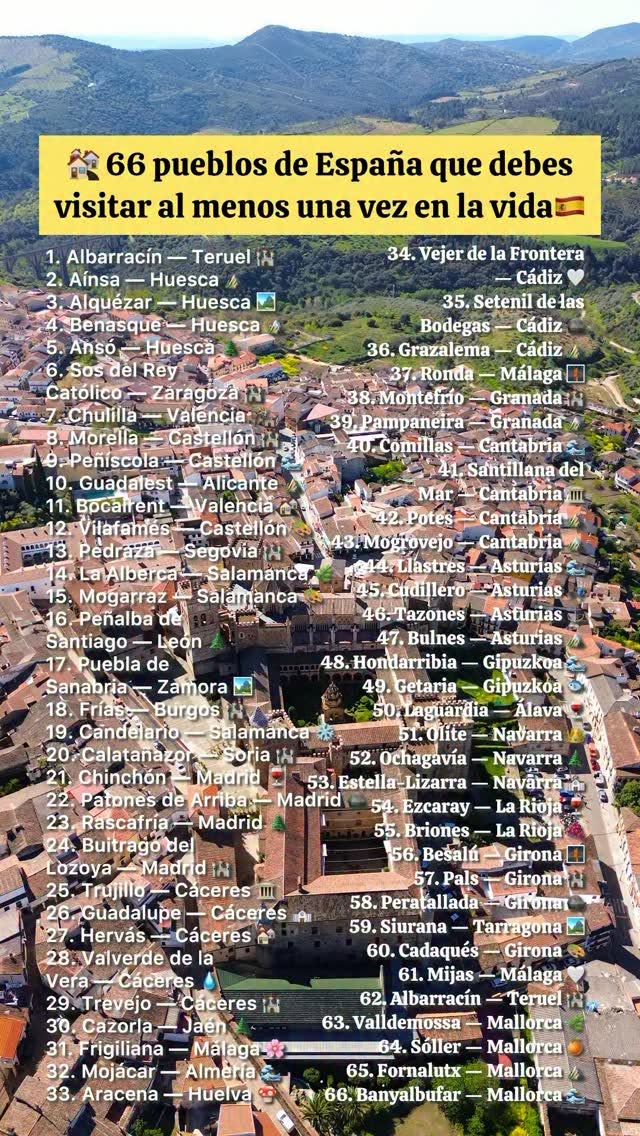 Charming Spanish Villages and Towns