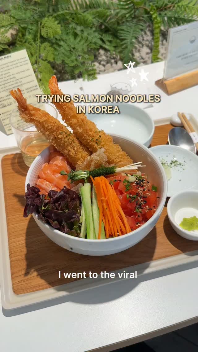 Viral Salmon Noodles In Korea