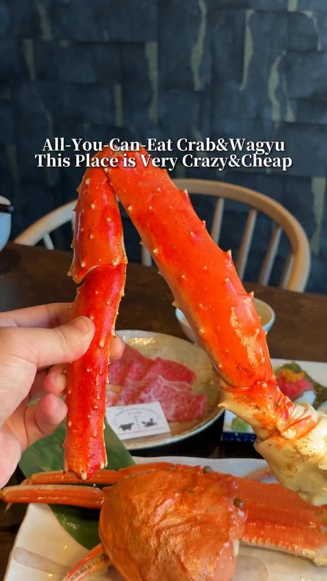 All-You-Can-Eat Wagyu and Crab in Kyoto