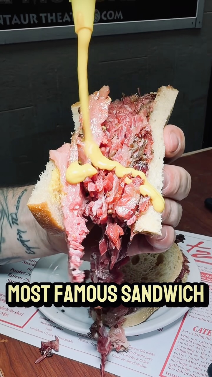 Montreal Deli's Smoked Meat Sandwich Process