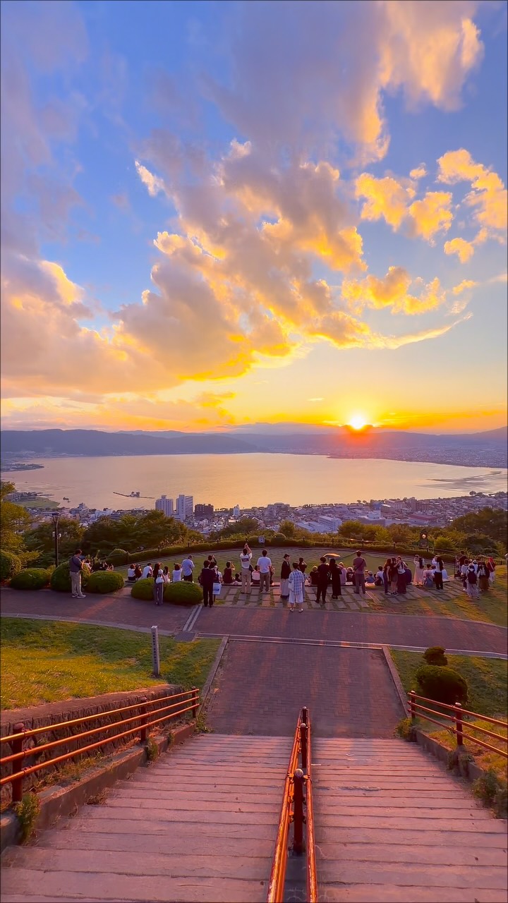 Lake Suwa and Tateishi Park: "Your Name" Pilgrimage Sites