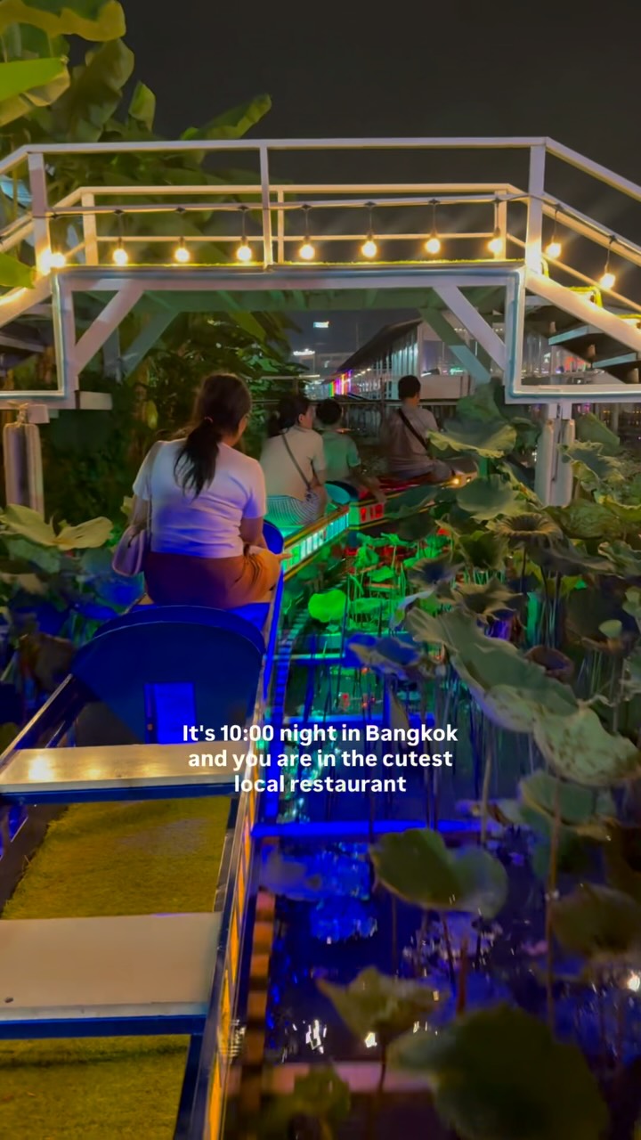 Train Night Market Ratchada In Bangkok