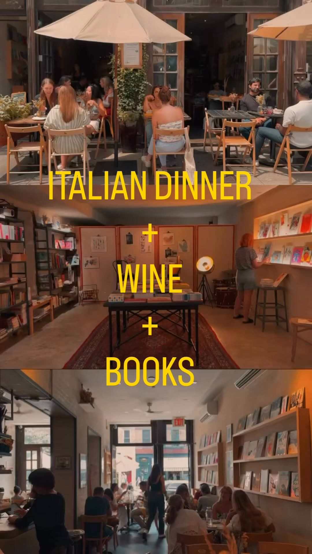 West Village Italian Eatery Serves Food, Wine, and Books