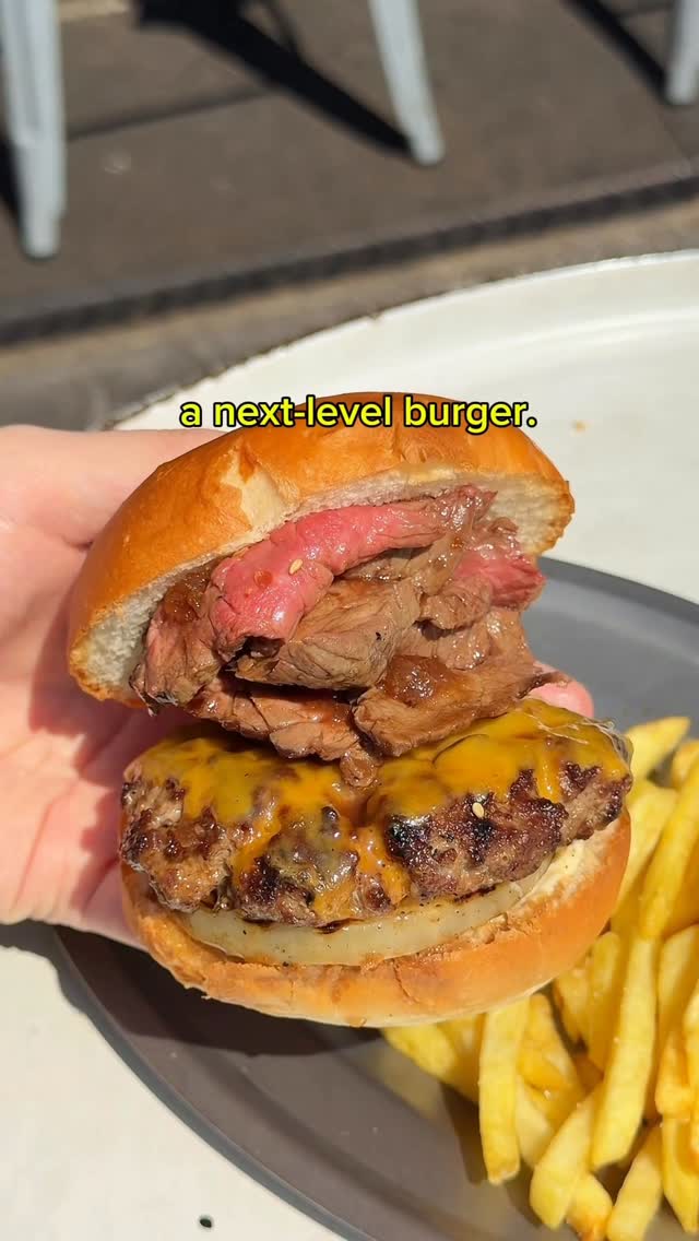 Osaka Burger Joint Offers 100% Beef Steak Burgers