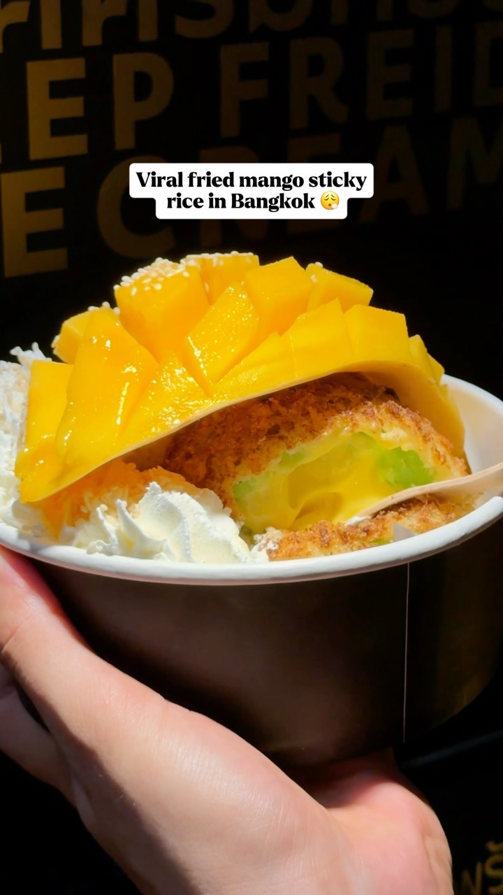 Viral Deep Fried Mango Sticky Rice Dessert