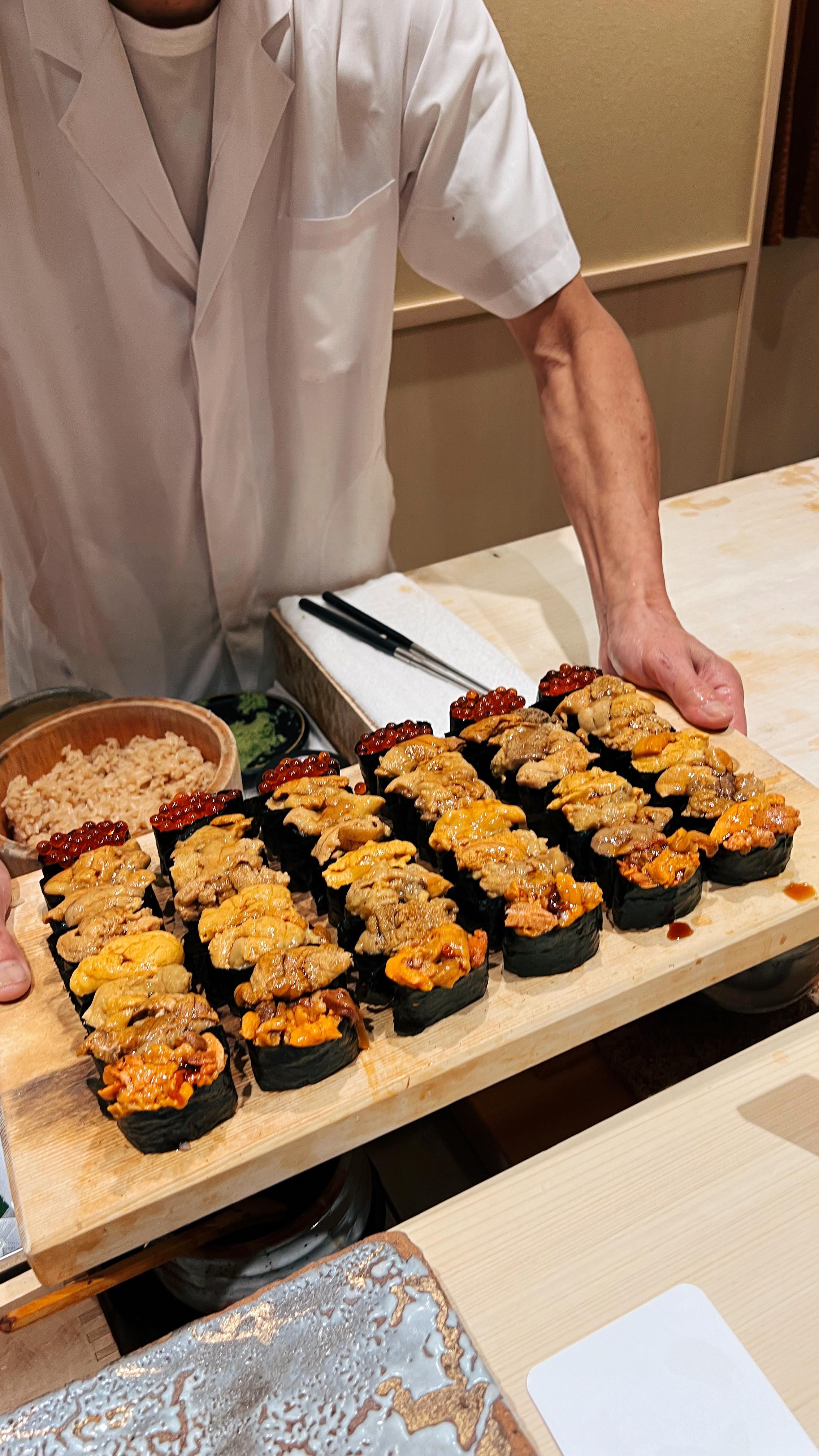 Miko Sushi Ginza Features Uni Paradise Dinner