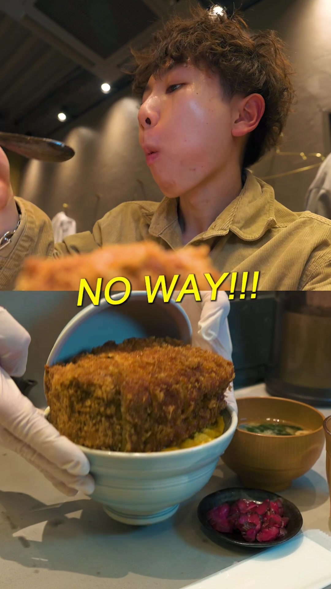 Tokyo Restaurant Serves Massive 600g Tonkatsu