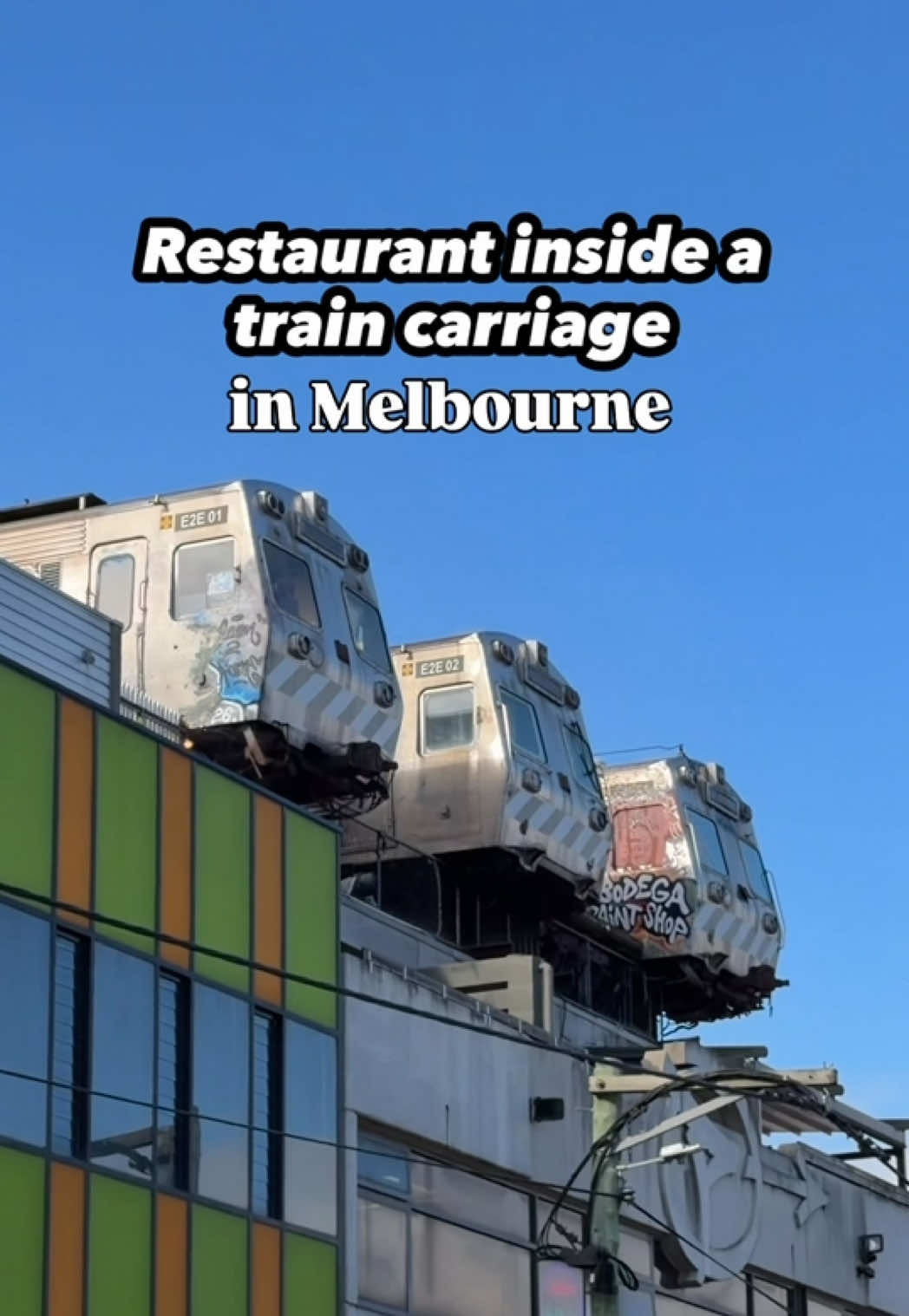 Melbourne's Unique Burger Spot In A Train