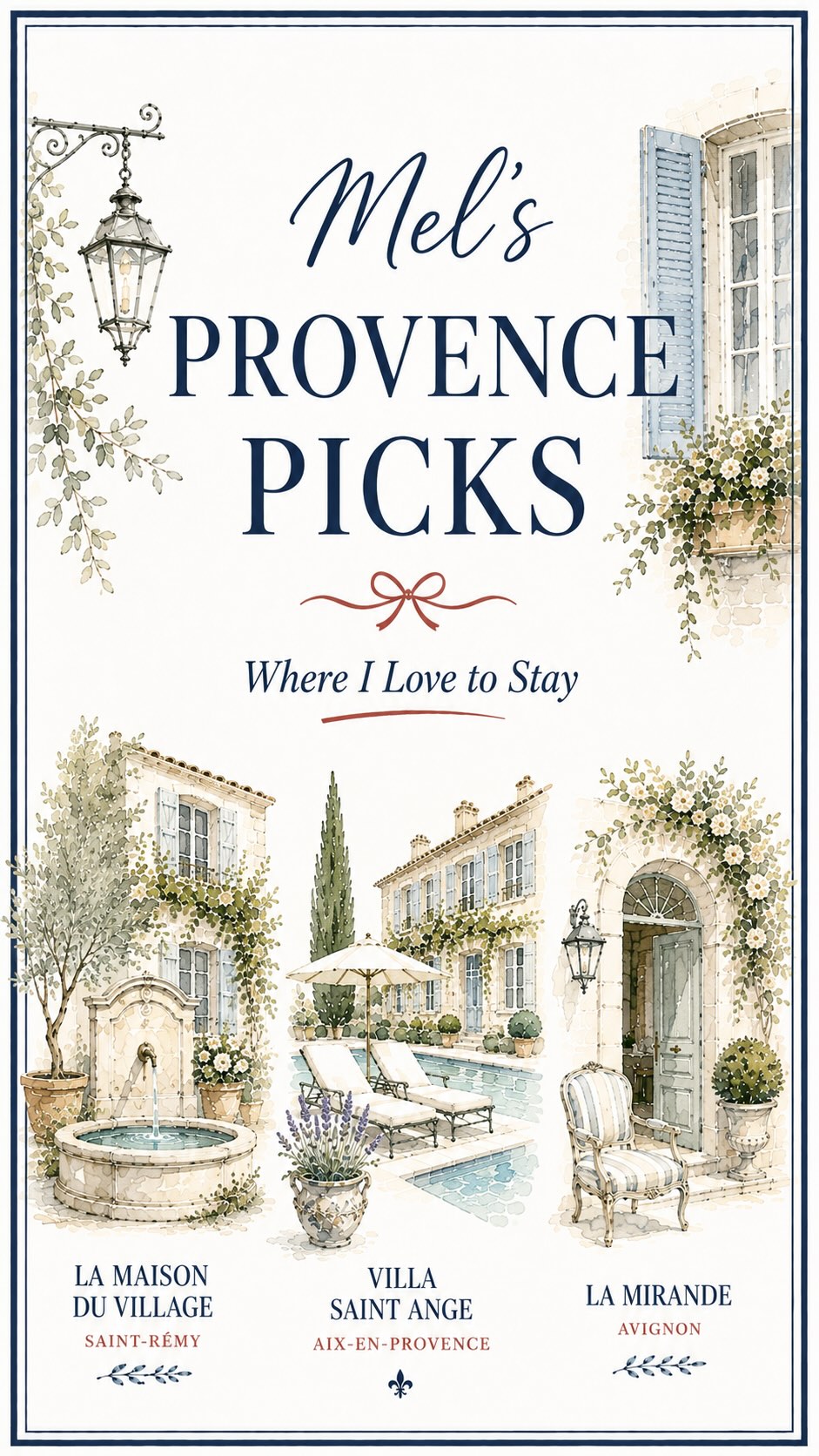 Three Provence Hotels: Grand, Traditional, and Intimate