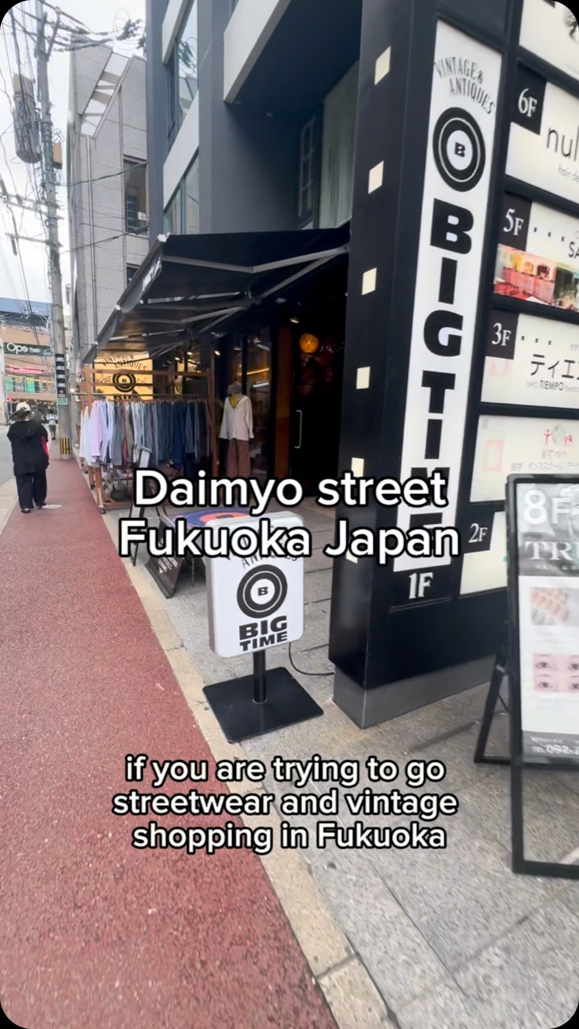 Fukuoka Streetwear and Vintage Shopping Destinations