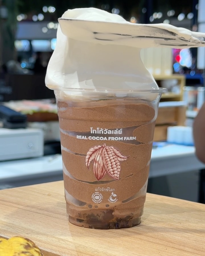 EmQuartier's Rich Cocoa Slushy