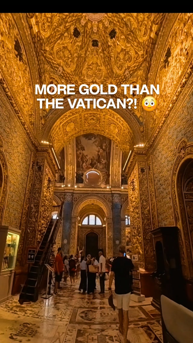 Opulent Baroque Details of St. John's Co-Cathedral