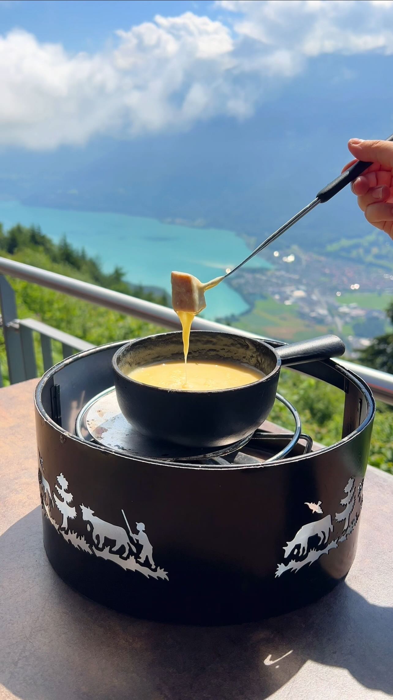 Swiss Alps Fondue With Panoramic Views