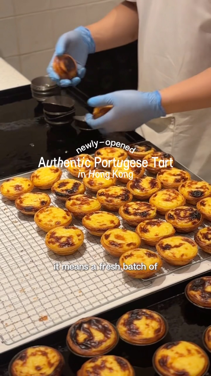 Portuguese Custard Tarts With Vanilla Flavor