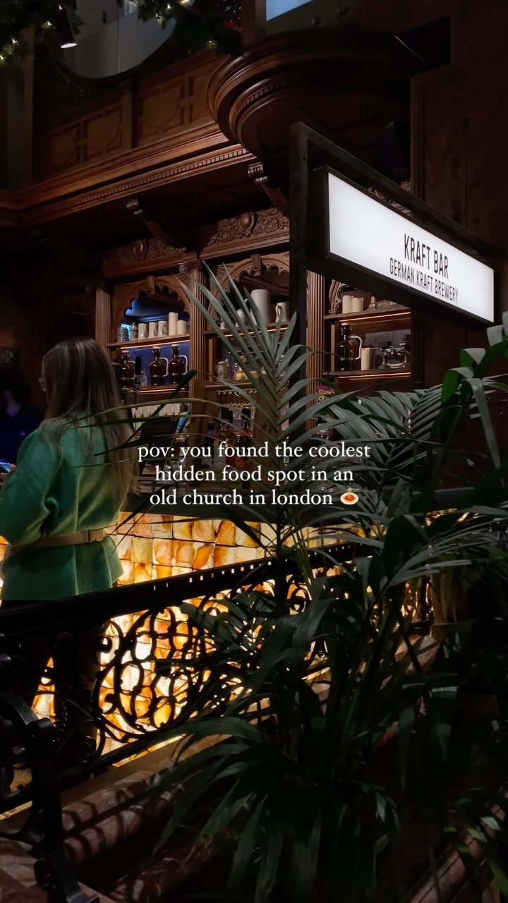 London's Festive Food Market In An Old Church