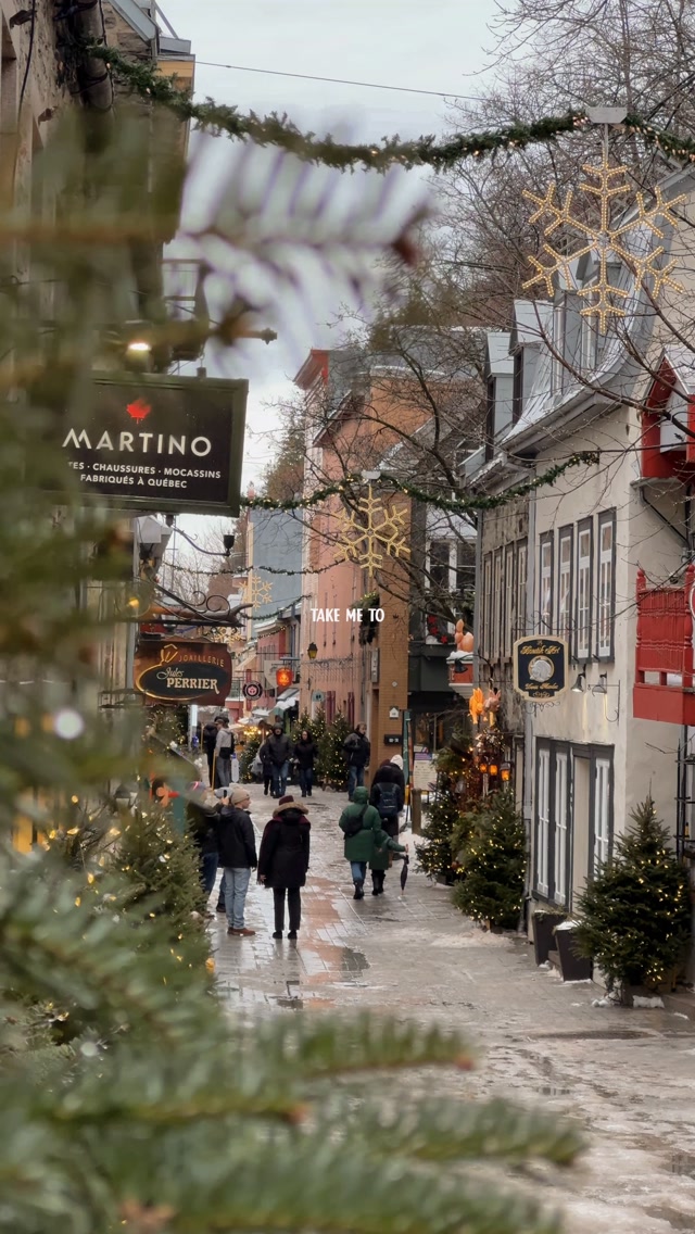 Old Quebec City's Enchanting Winter Wonders