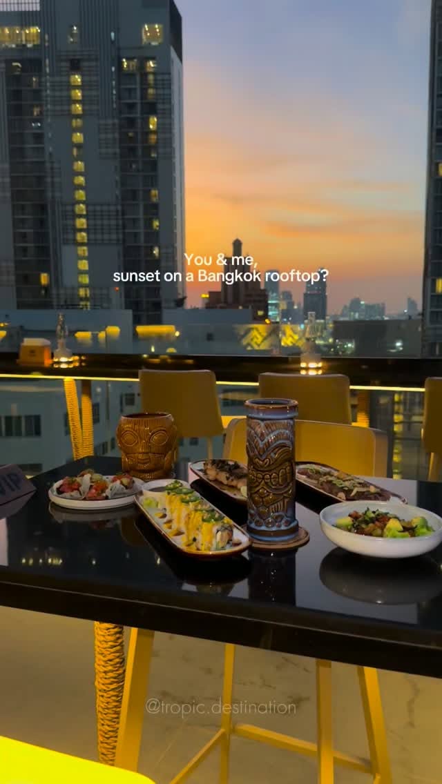 Bangkok Rooftop Bar Offers Tropical Ambiance And City Views