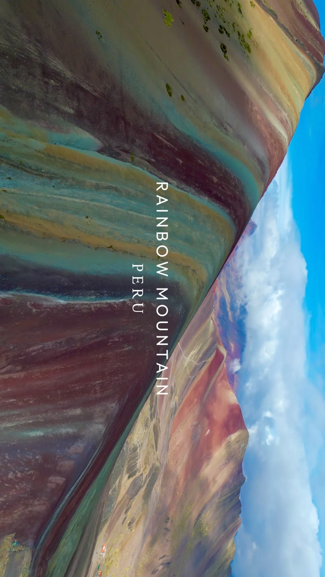 Rainbow Mountain Vinicunca Peru