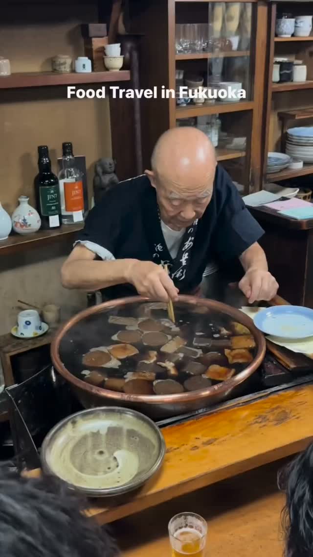 Fukuoka's Longstanding Oden Bar Serves Traditional Broth