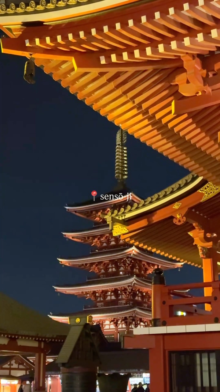 Tokyo's Senso-ji Temple After Dark