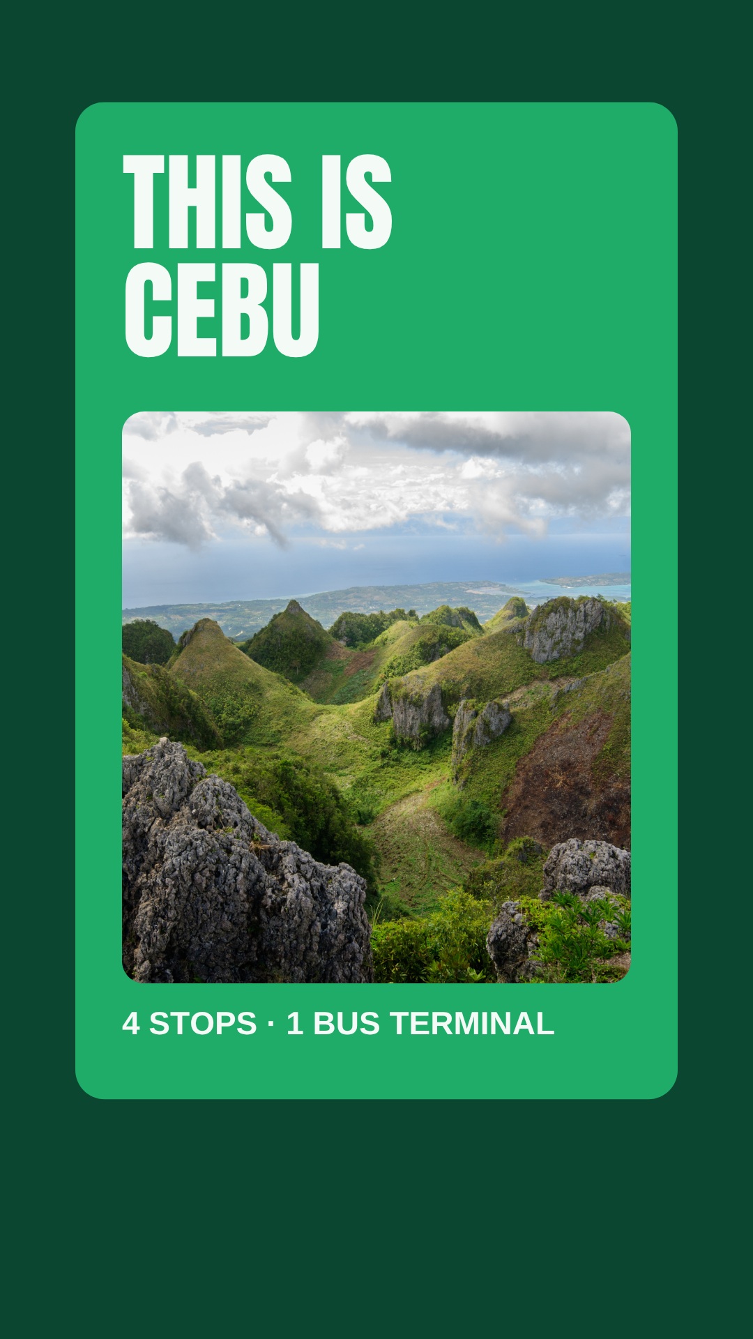 Cebu's Southernmost Peaks, Falls, and Beach