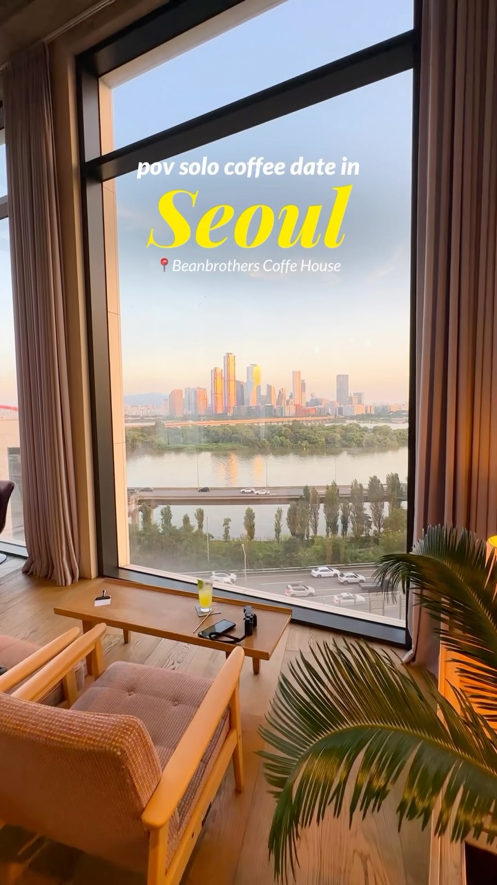 Seoul Cafes With Han River Sunset Views