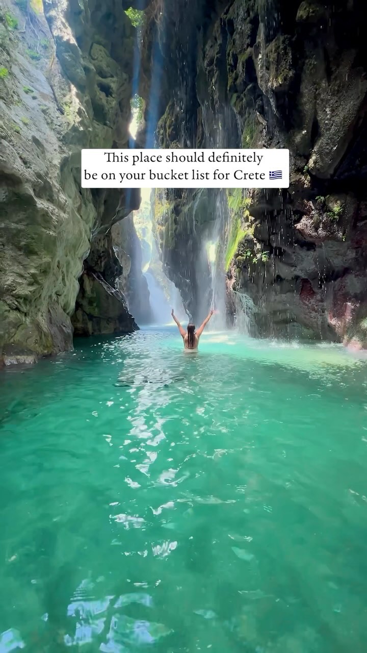 Crete's Waterfall and River to Preveli Beach