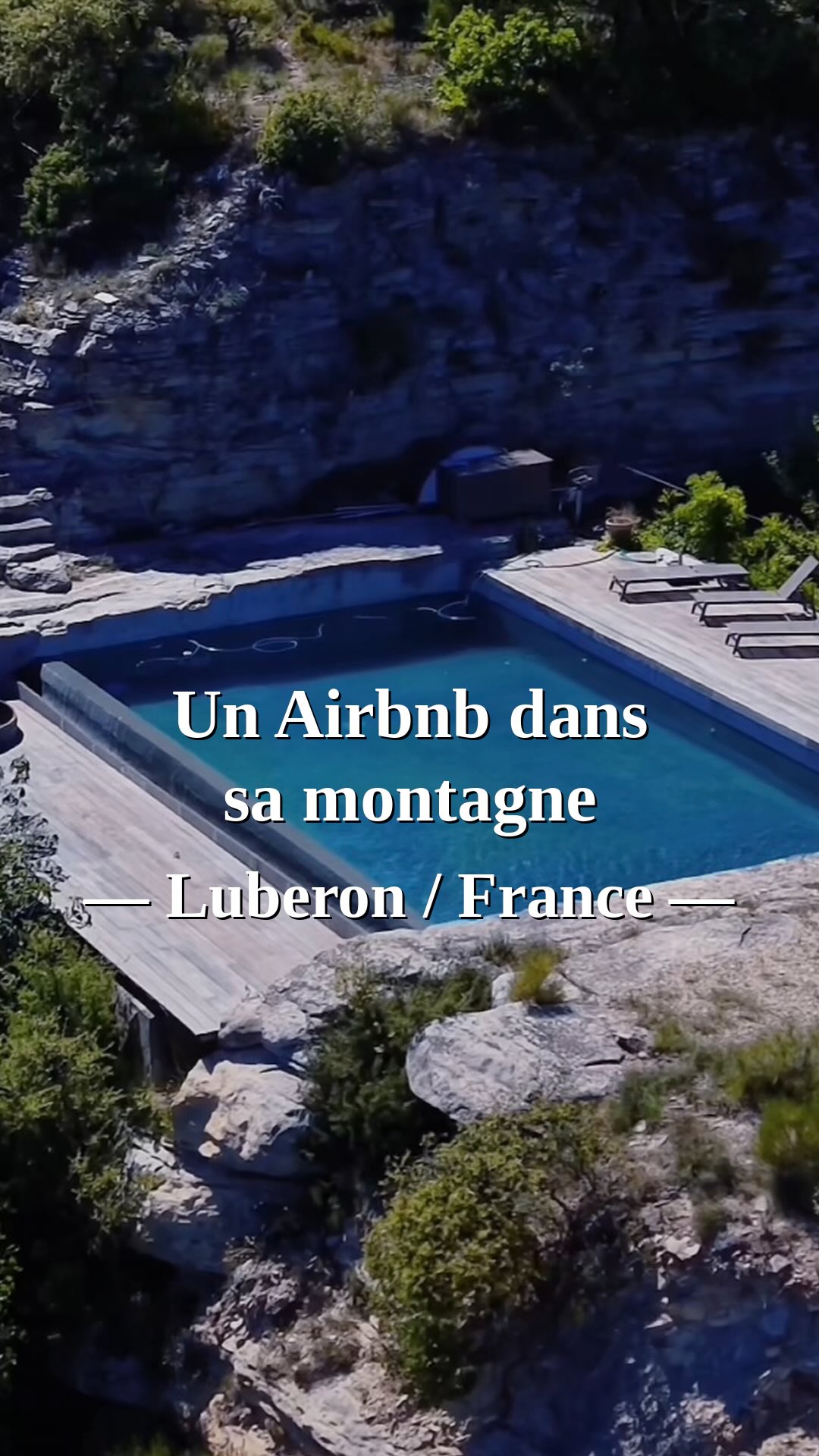 Luberon Airbnb: Architectural Gem with Mountain Pool
