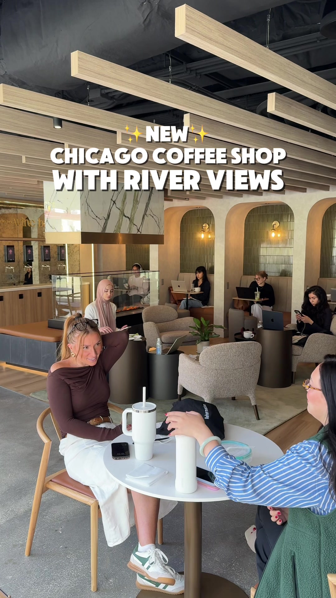 Chicago Coffee Shop Offers River Views