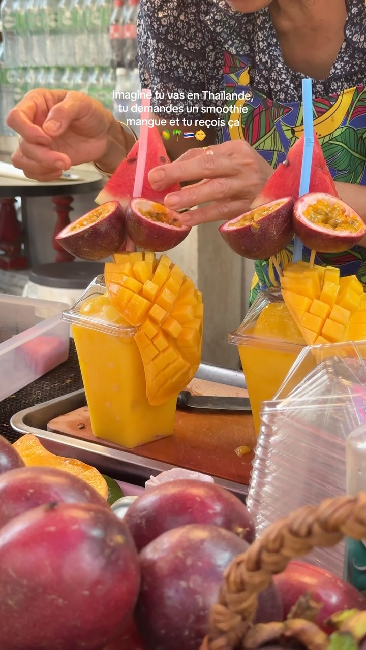 Impressive Mango Smoothie in Thailand