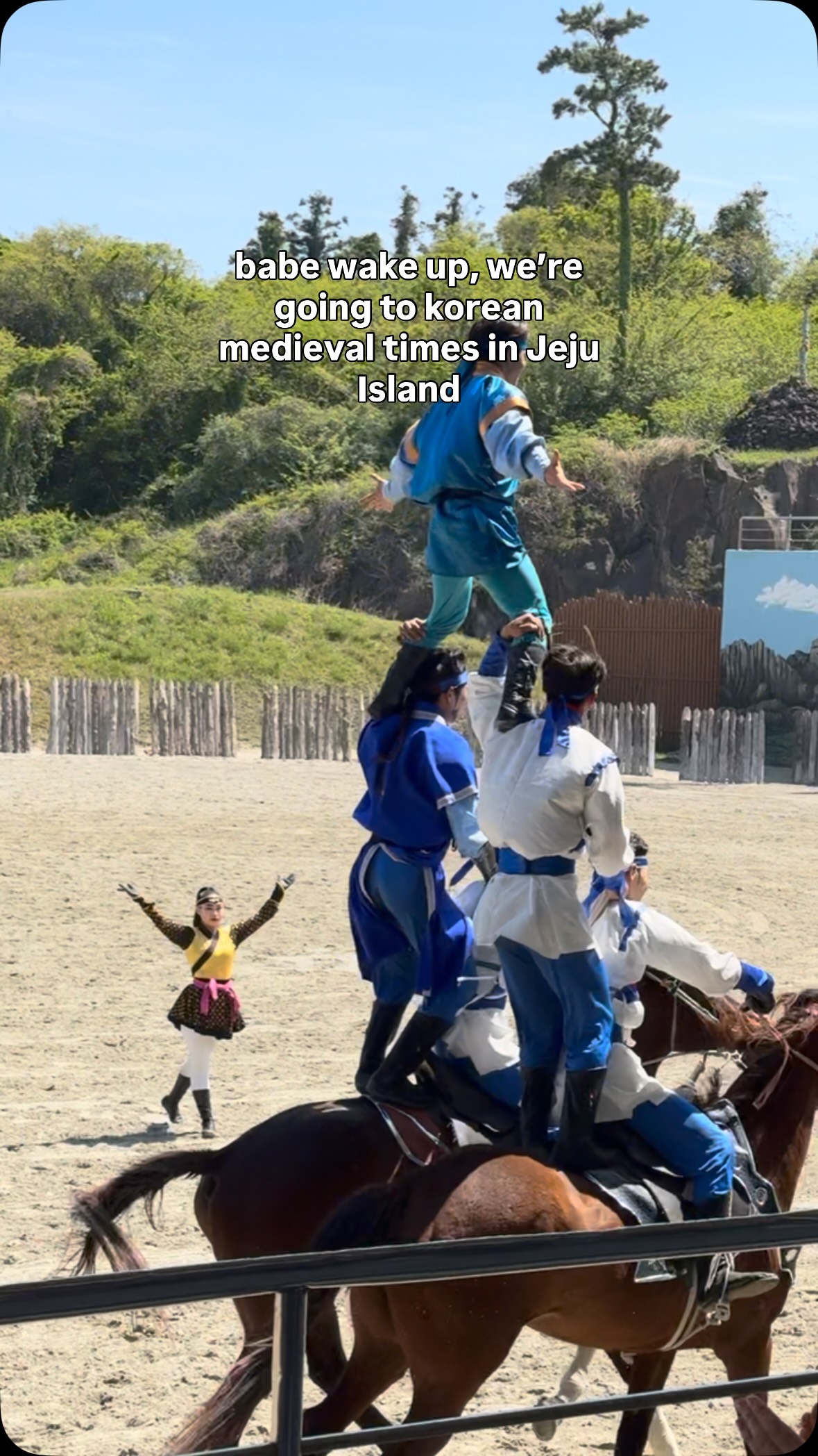 Jeju Horse Park's Thrilling Mongolian Horse Show